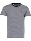 Donkerblauw gestreept T-shirt Polo Ralph Lauren Custom Slim Fit