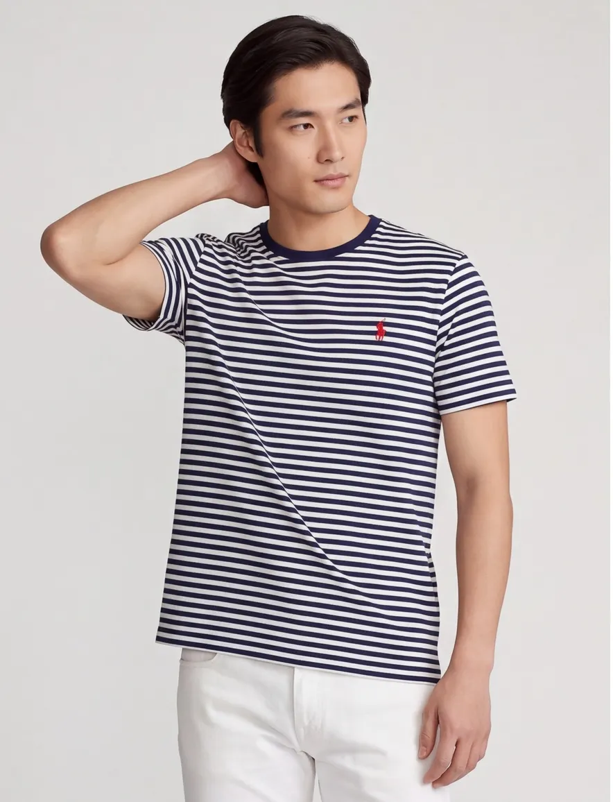 Polo Ralph Lauren T-shirts navy wit gestreept
