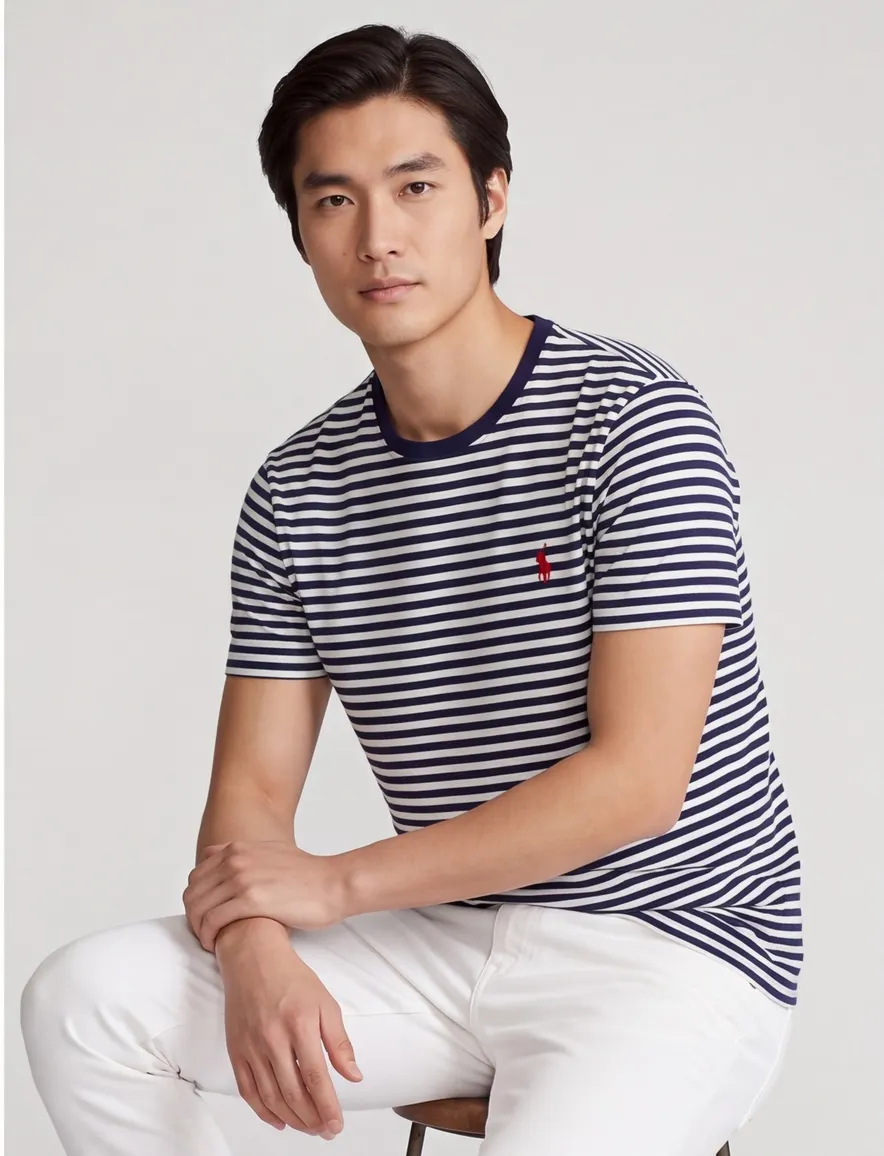 Polo Ralph Lauren T-shirts navy wit gestreept