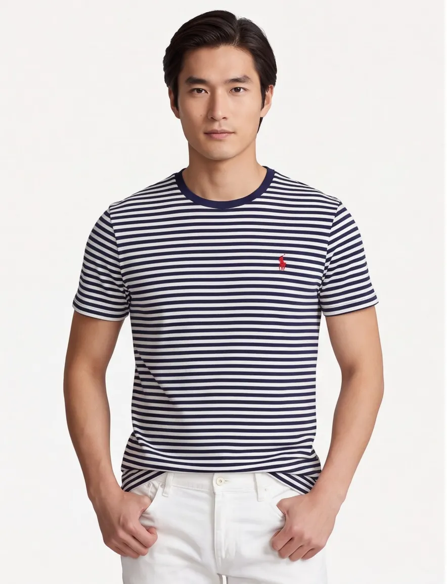 Polo Ralph Lauren T-shirts navy wit gestreept