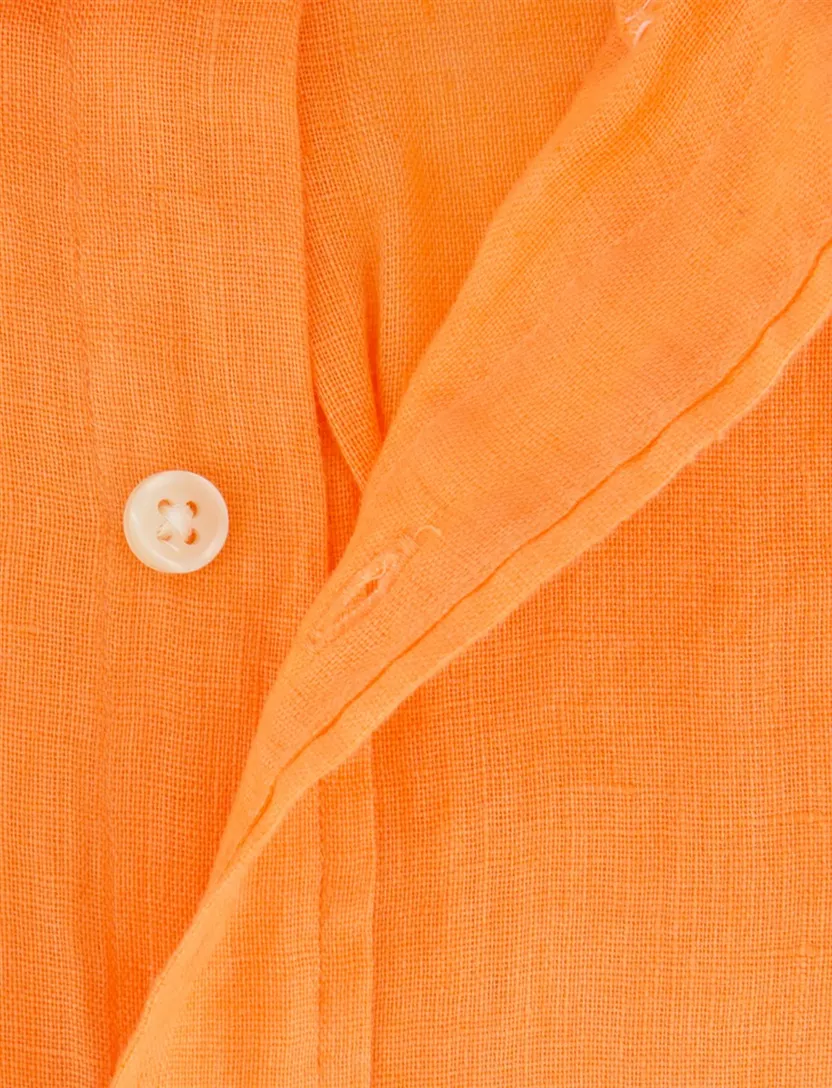 Overhemd oranje Polo Ralph Lauren button down boord normale fit
