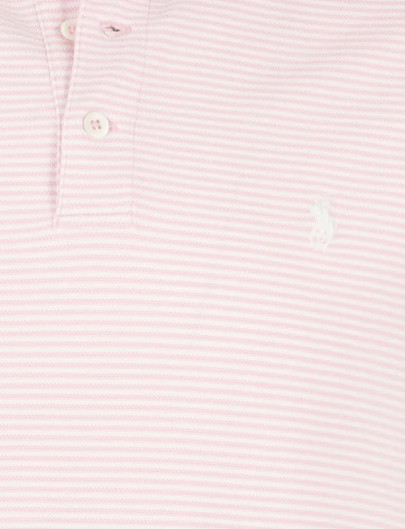 Polo roze streepjes custom slim fit Polo ralph lauren