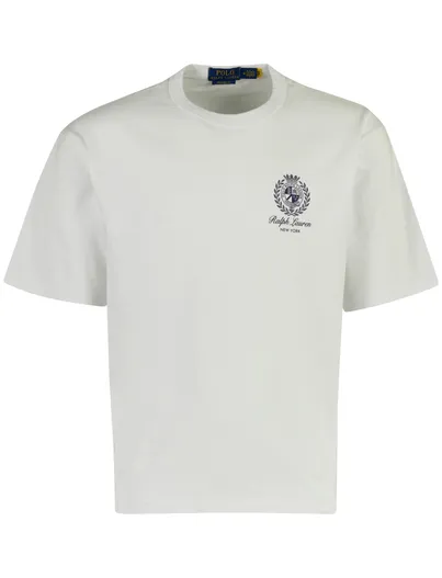 Polo Ralph Lauren T-shirt Polo Ralph Lauren wit donkerblauw backprint Relaxed Fit