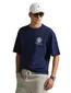 T-shirt Polo Ralph Lauren donkerblauw wit backprint Relaxed Fit