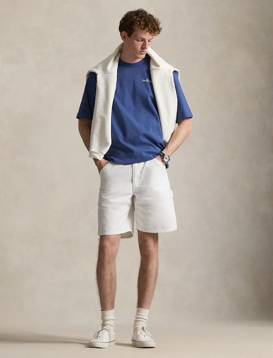 T-shirt Polo Ralph Lauren blauw logo borst Relaxed Fit