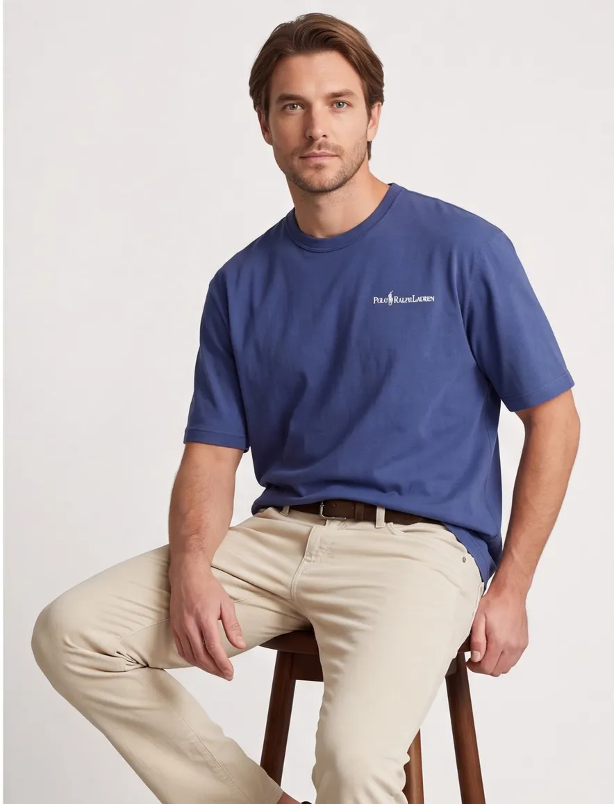 Polo Ralph Lauren T-shirts blauw logo