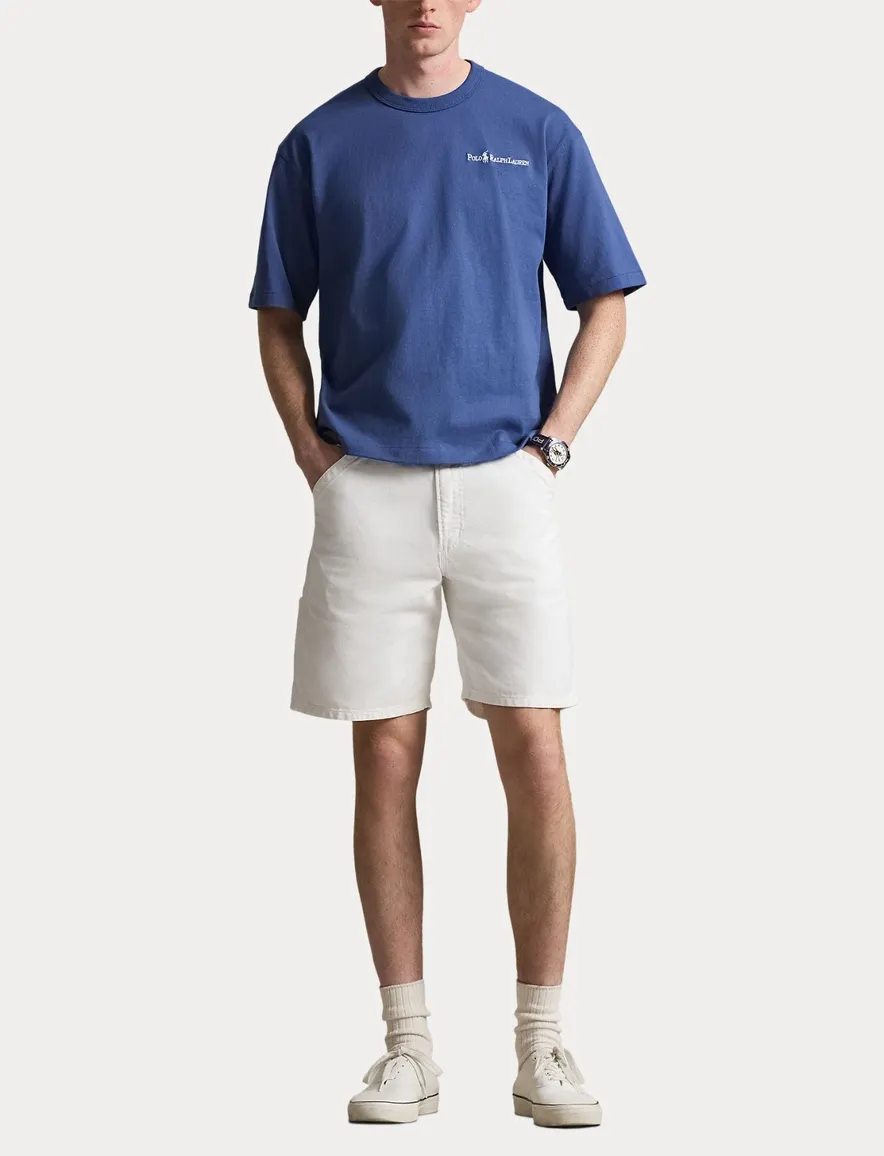 T-shirt Polo Ralph Lauren blauw logo borst Relaxed Fit