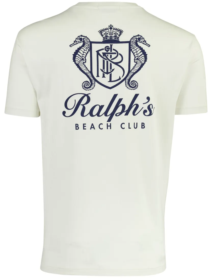 T-shirt Polo Ralph Lauren Classic Fit backprint wit