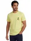 T-shirt Polo Ralph Lauren geel met backprint wijde fit korte mouw