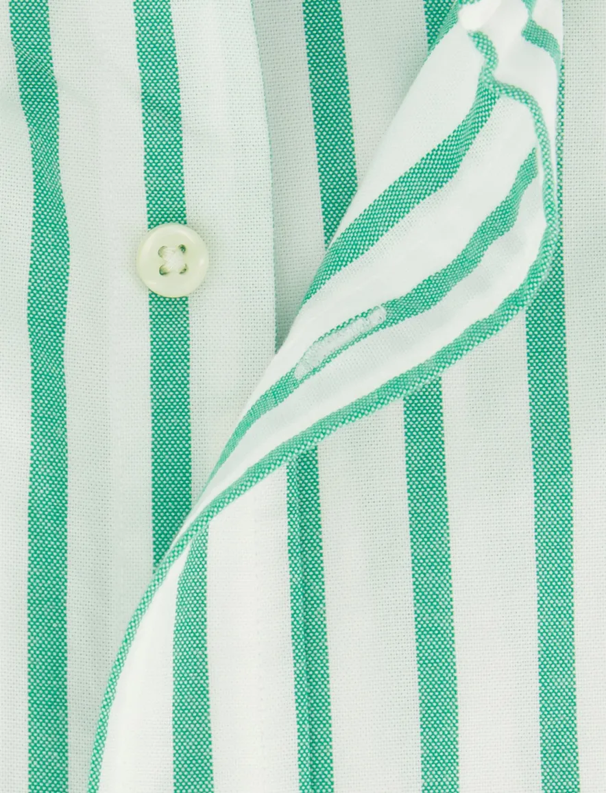 Groene streepjes overhemd Polo ralph lauren lange mouw