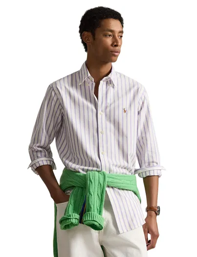 Polo Ralph Lauren Overhemd Polo ralph lauren paars gestreept lange mouw