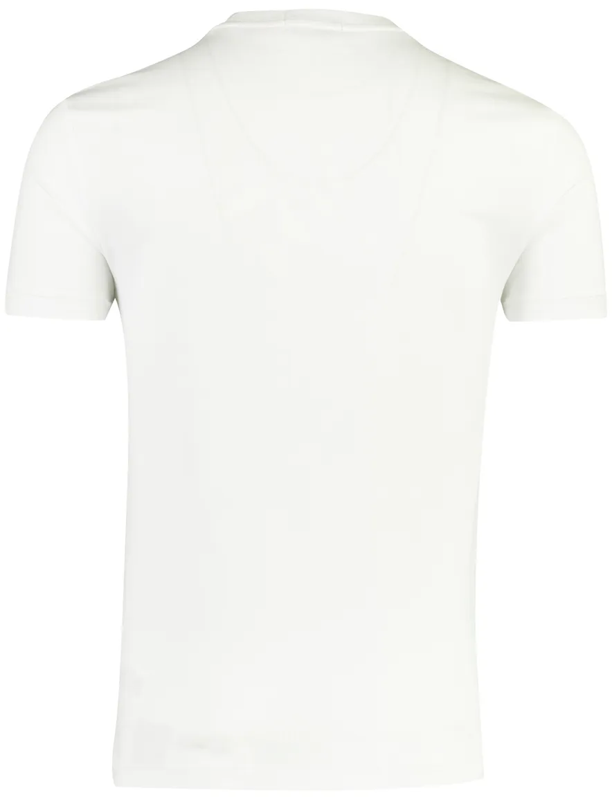 Polo Ralph Lauren Bear t-shirt wit opdruk Custom Slim Fit