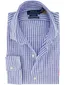 Blauw gestreept overhemd Polo Ralph Lauren Custom Fit
