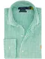 Polo Ralph Lauren Custom Fit overhemd groen linnen