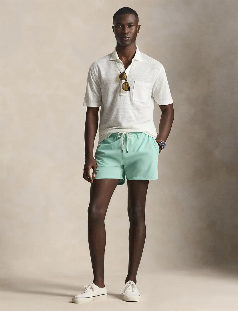 Turquoise wijde fit zwemshort Polo Ralph Lauren Big & Tall