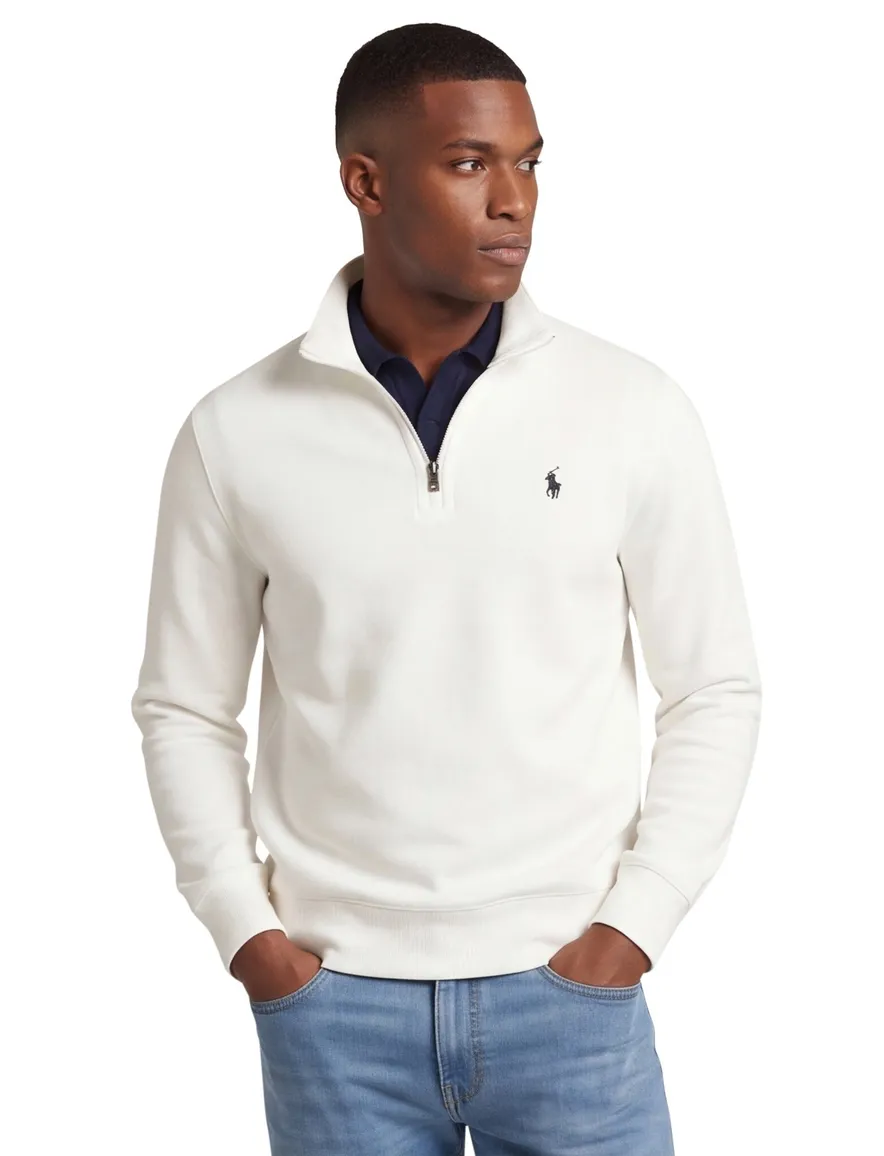 Polo Ralph Lauren half zip trui wit