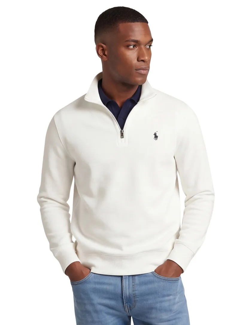 trui Polo Ralph Lauren wit katoen half zip normale fit