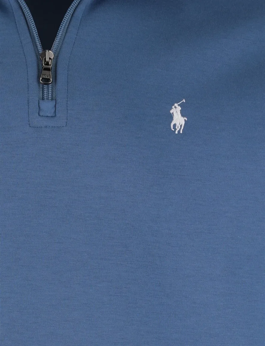 Polo Ralph Lauren half zip trui blauw