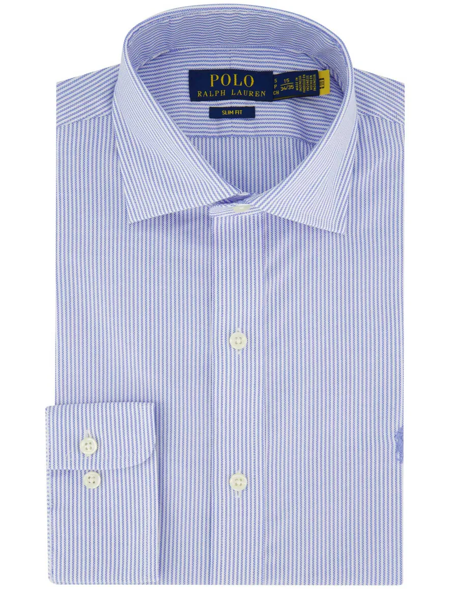 Polo Ralph Lauren overhemd blauw wit