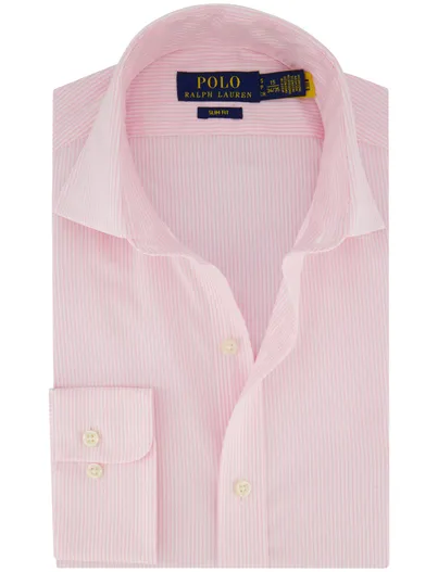 Polo Ralph Lauren Overhemd Ralph Lauren Slim Fit roze