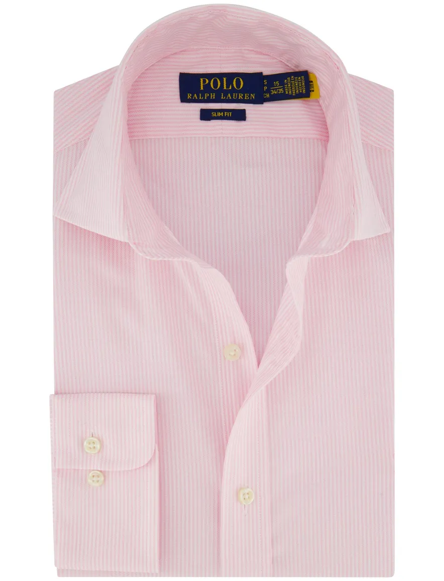 Polo Ralph Lauren overhemd roze wit