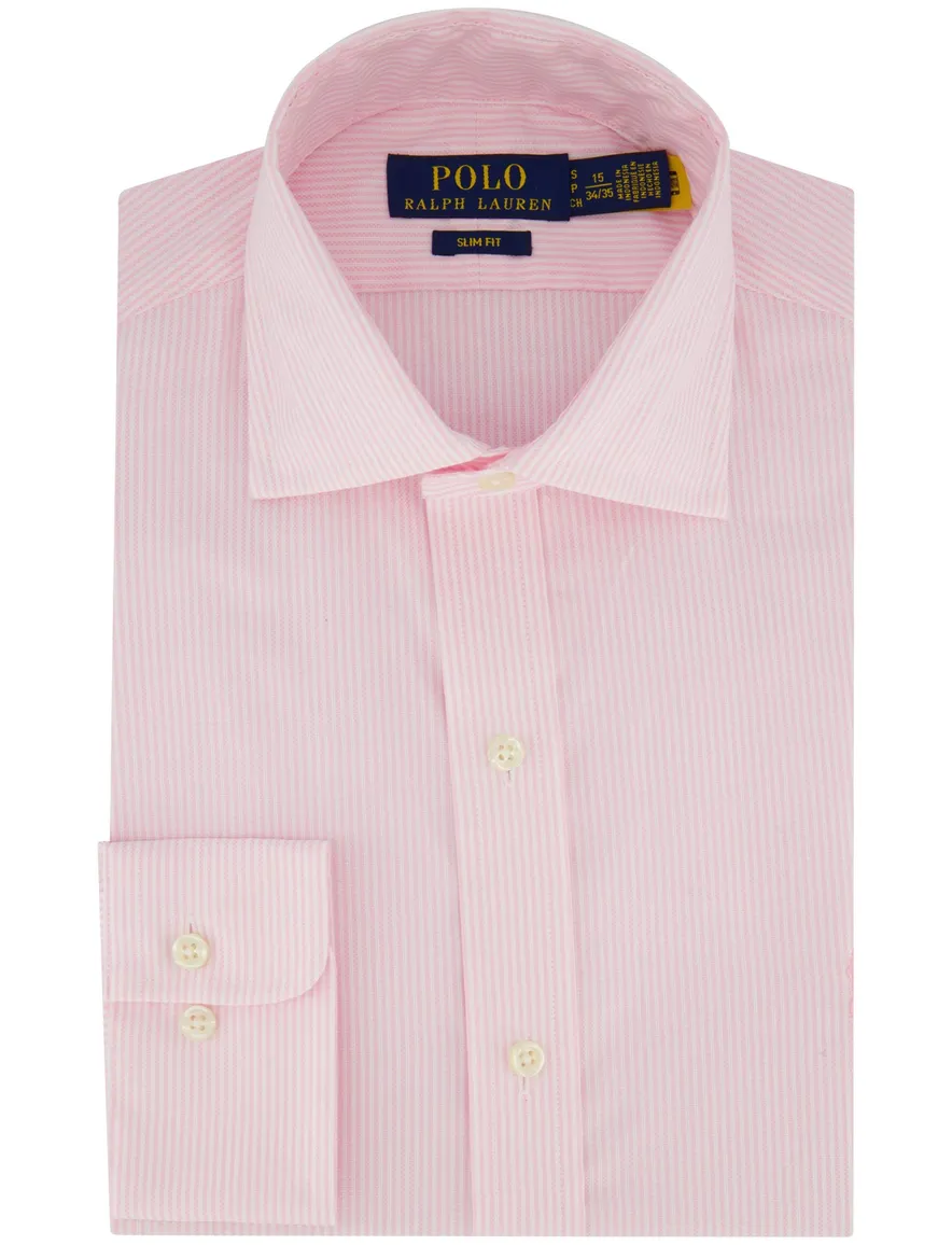 Polo Ralph Lauren overhemd roze wit