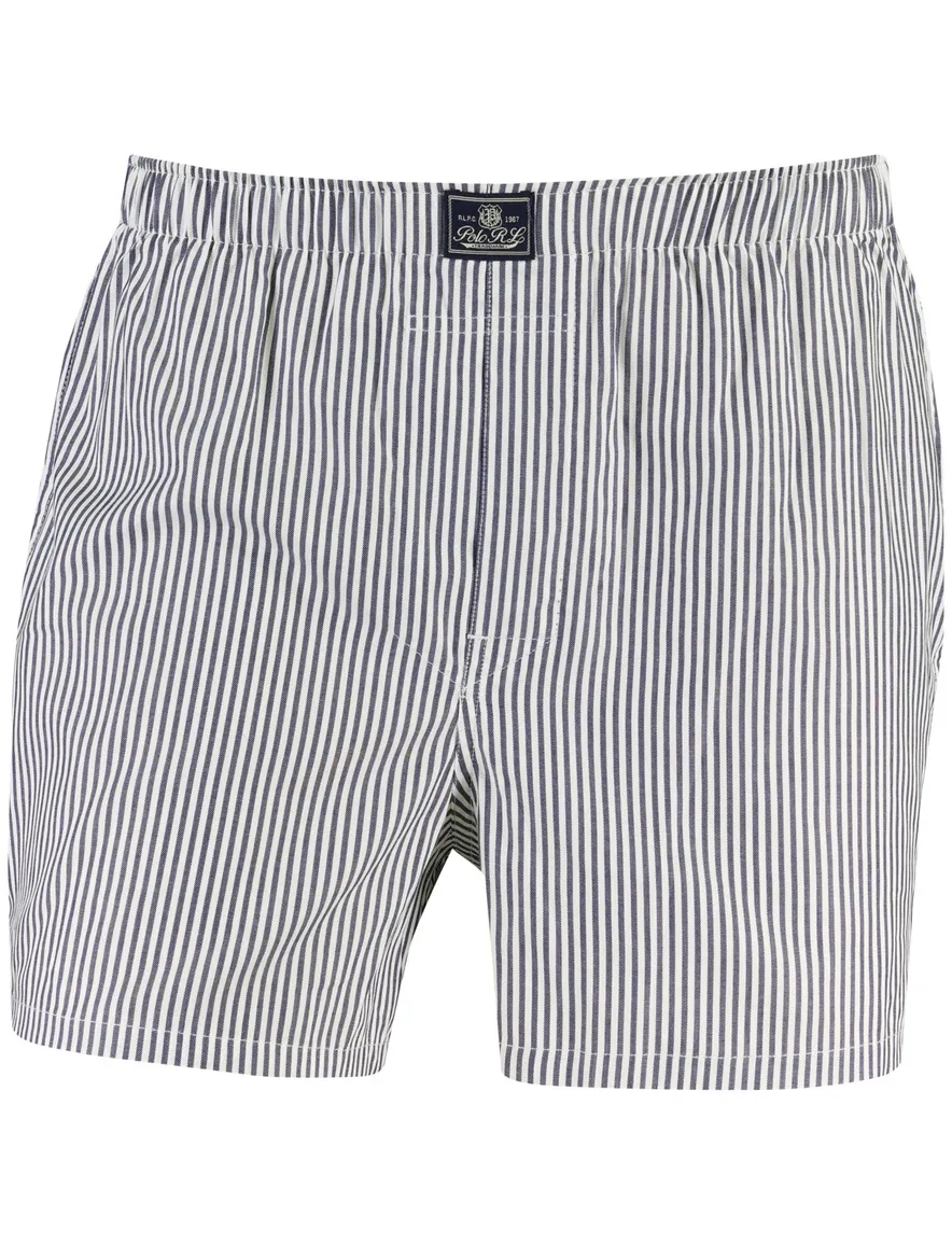 3-pack boxershort Polo Ralph Lauren donkerblauw wit