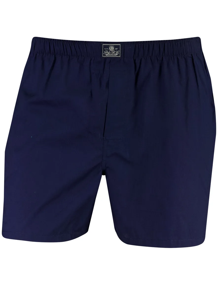 3-pack boxershort Polo Ralph Lauren donkerblauw wit