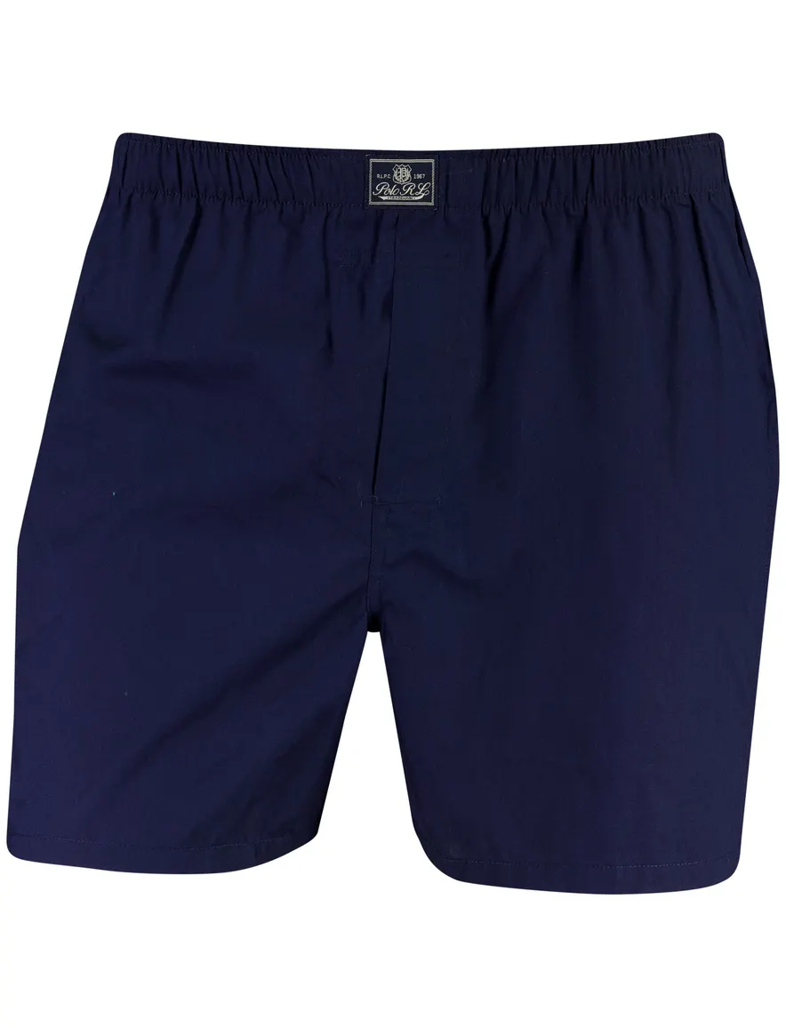 3-pack boxershort Polo Ralph Lauren donkerblauw wit