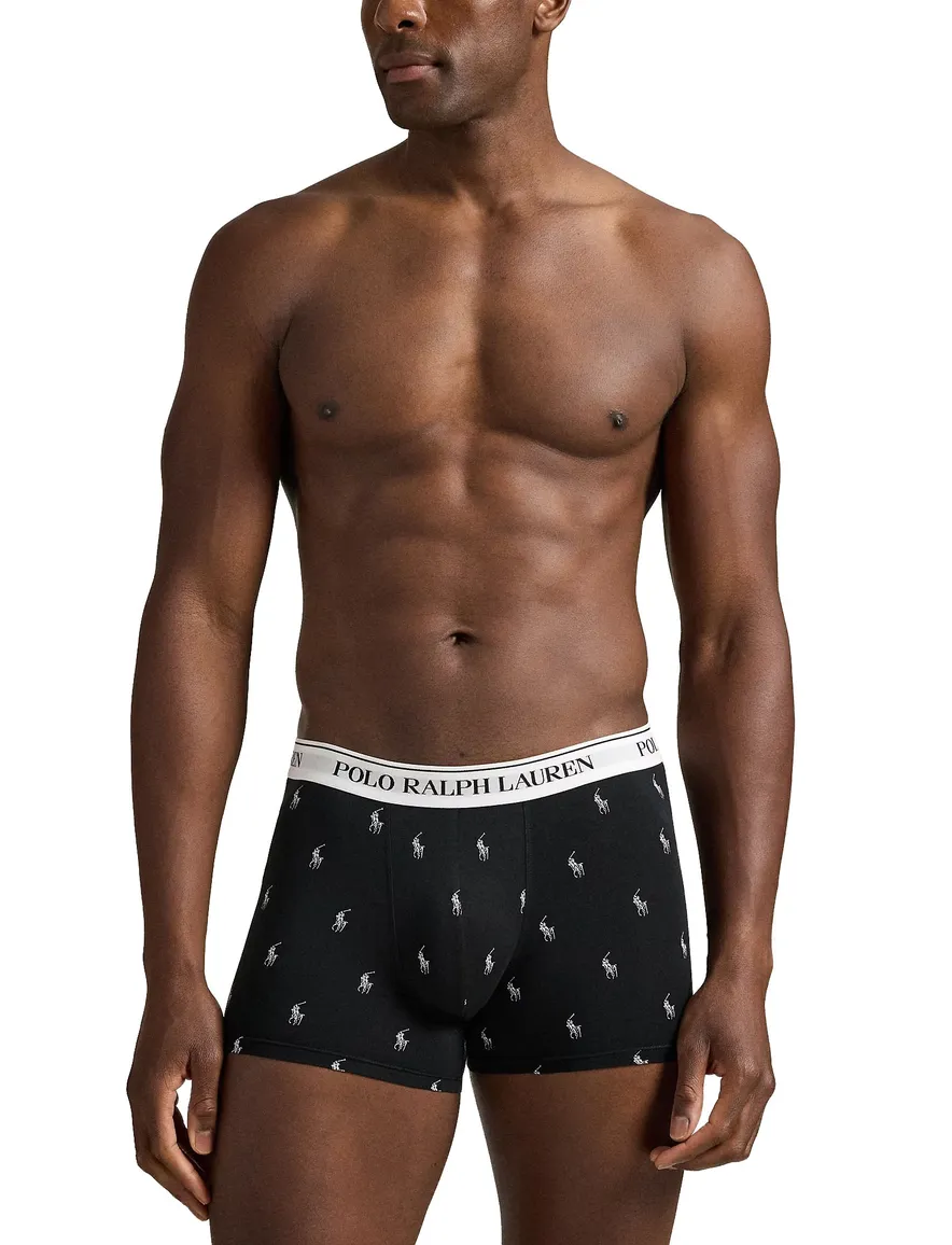 3-pack boxershorts polo ralph lauren zwart