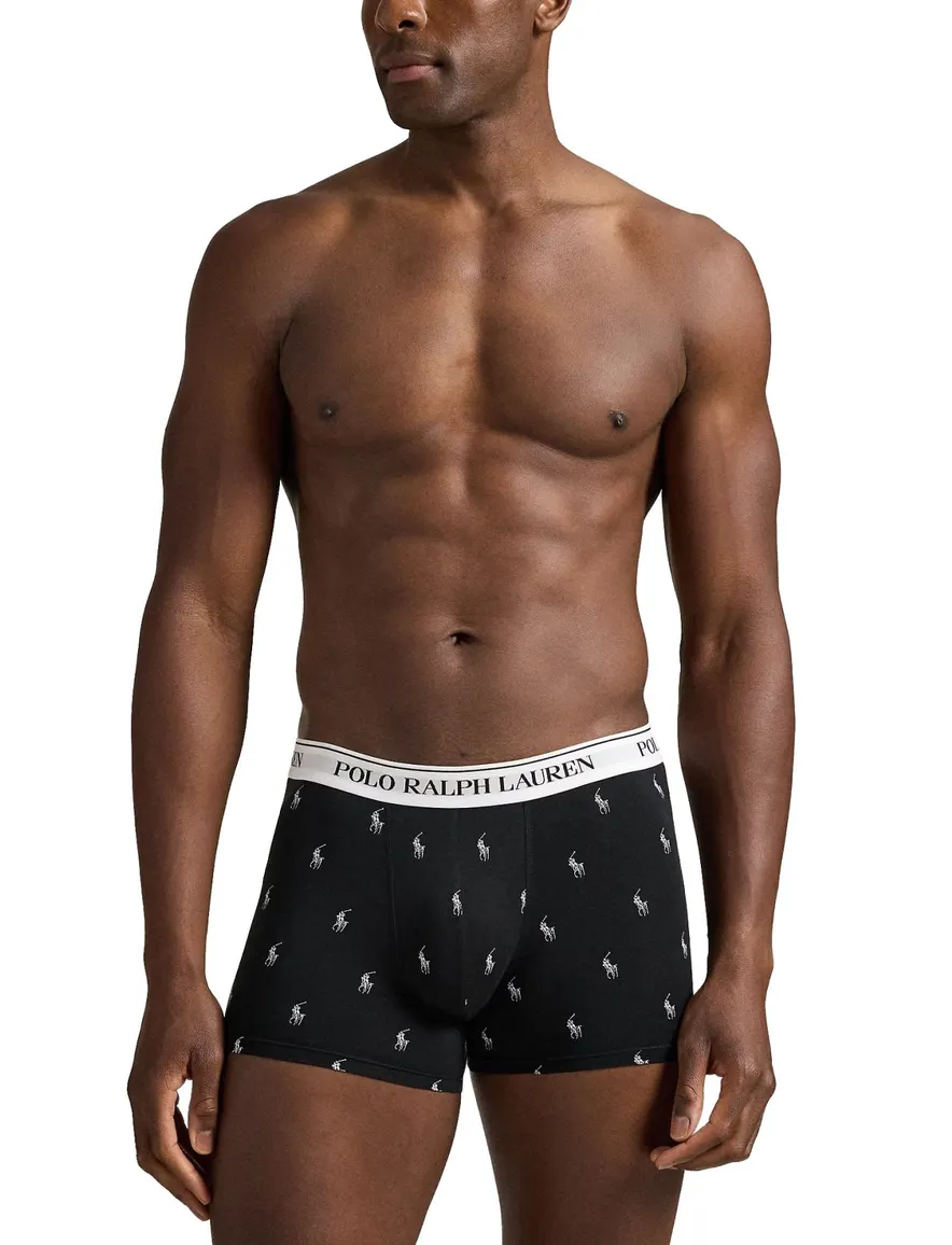 Polo Ralph Lauren 3-pack boxershort wit zwart