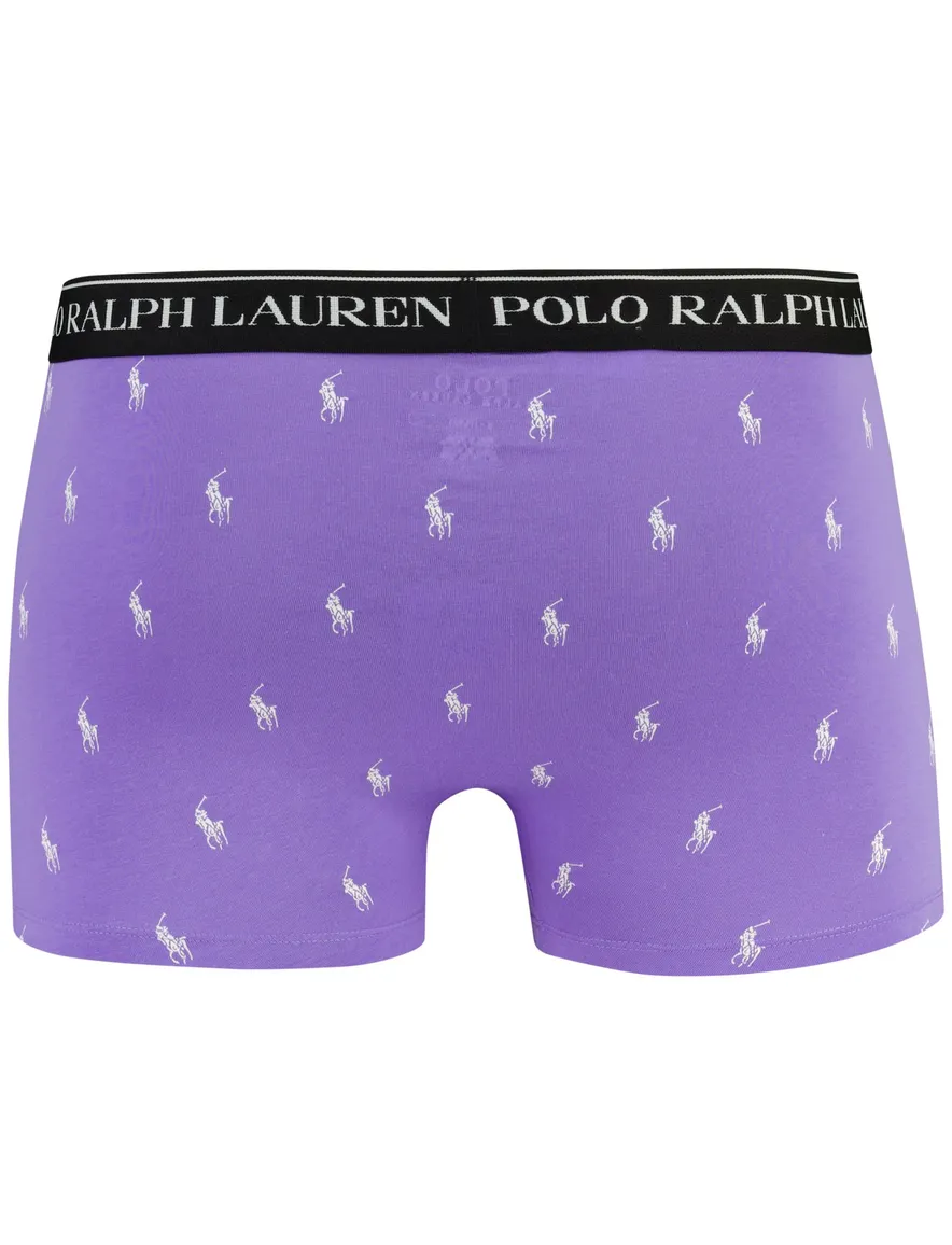 Polo Ralph Lauren boxersrhort groen paars zwart 3-pack