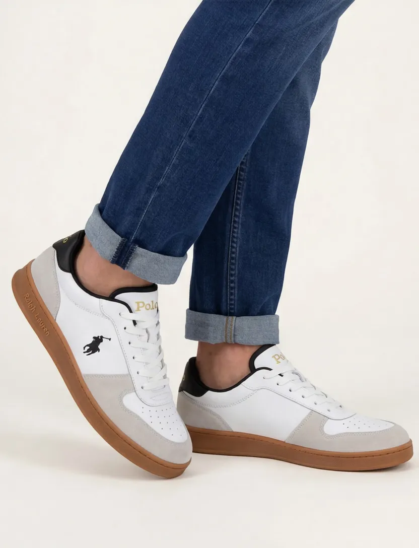 Sneakers Polo Ralph Lauren zwart logo