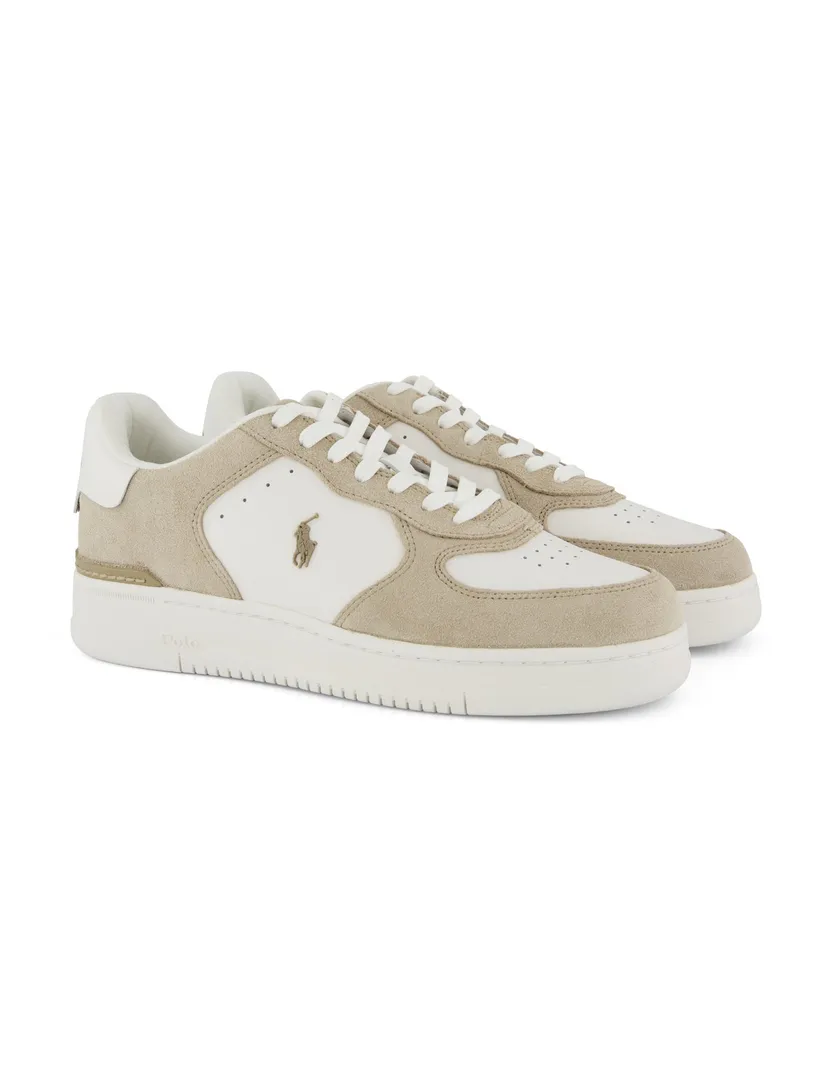 Sneakers Polo Ralph Lauren beige logo