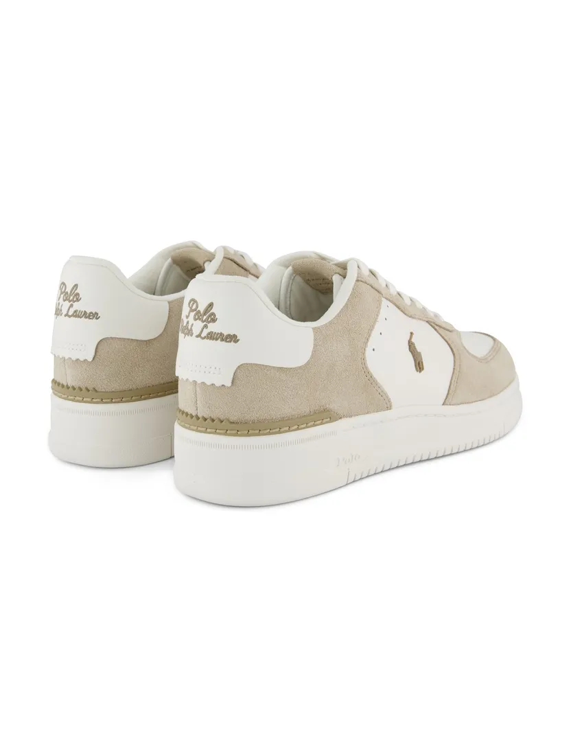 Sneakers Polo Ralph Lauren beige logo