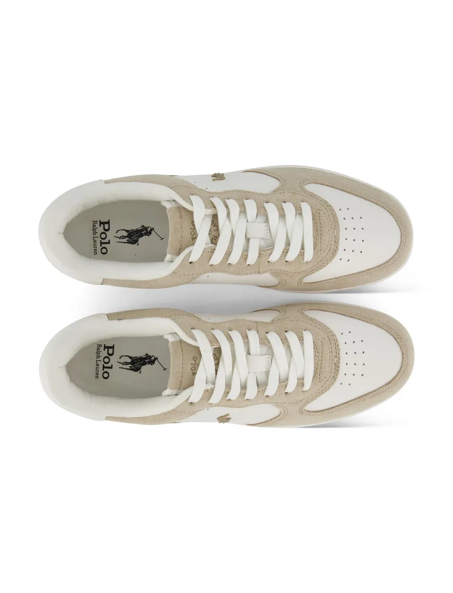 Polo Ralph Lauren Sneakers beige wit