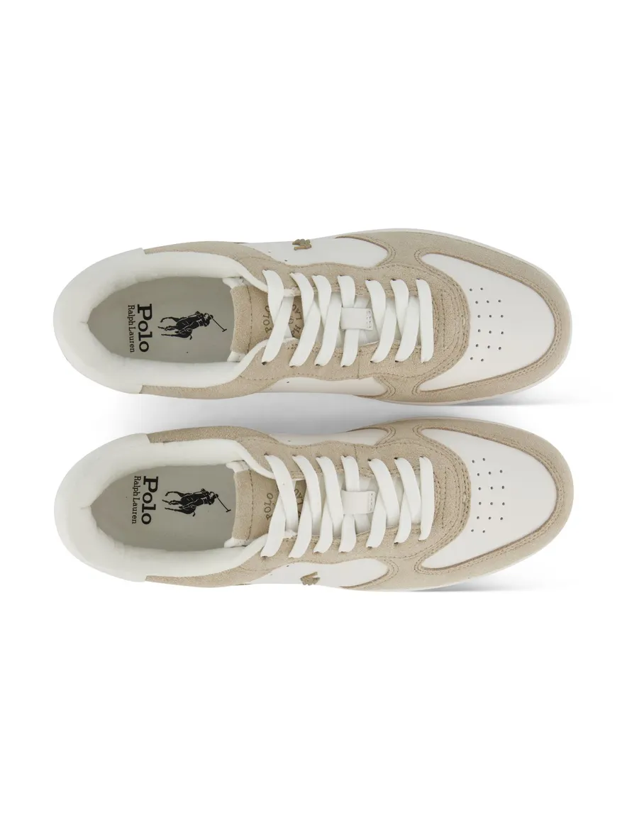 Polo Ralph Lauren Sneakers beige wit