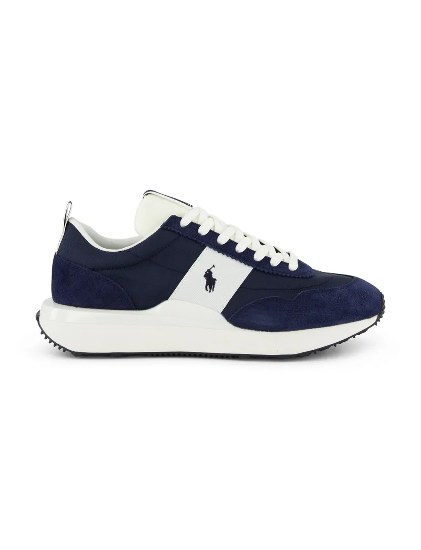 Polo Ralph Lauren sneakers donkerblauw 100% leer