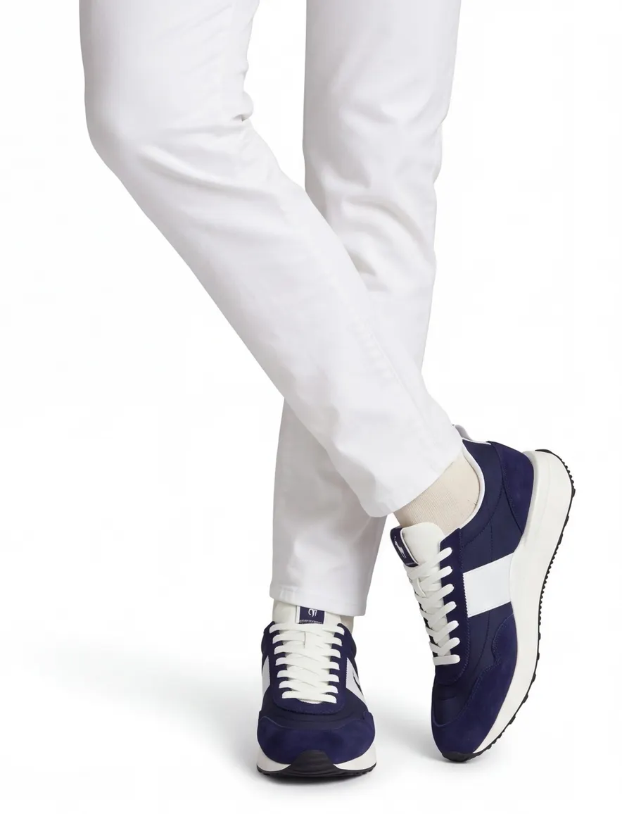 Polo Ralph Lauren sneakers navy wit