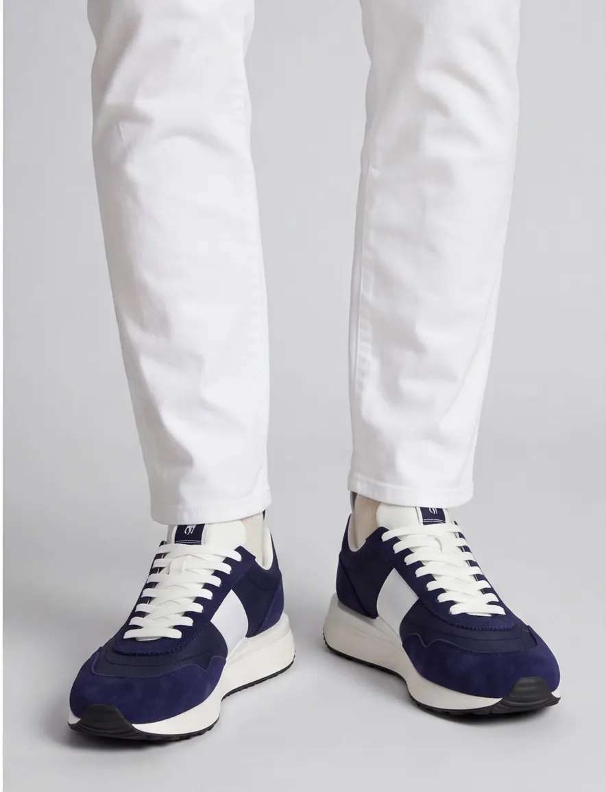 Polo Ralph Lauren sneakers navy wit