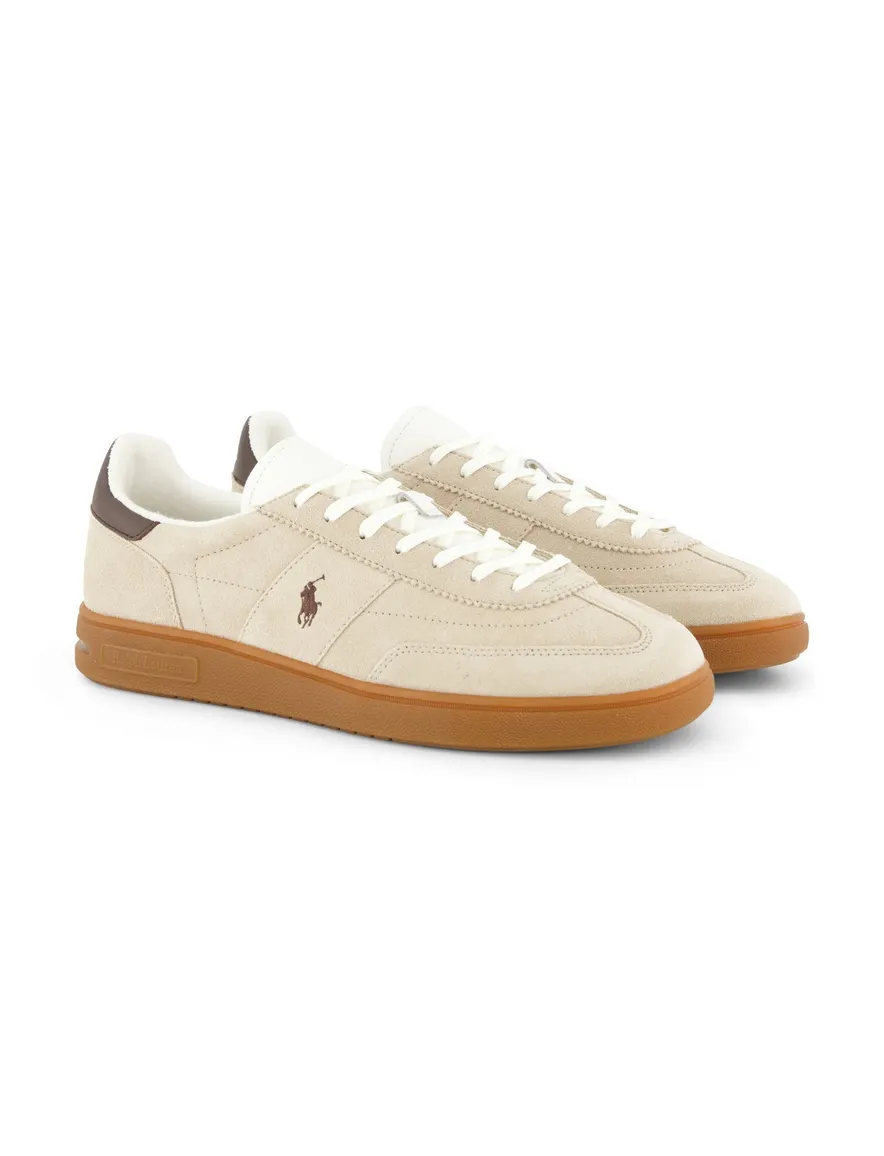 Sneakers Polo Ralph Lauren beige suede