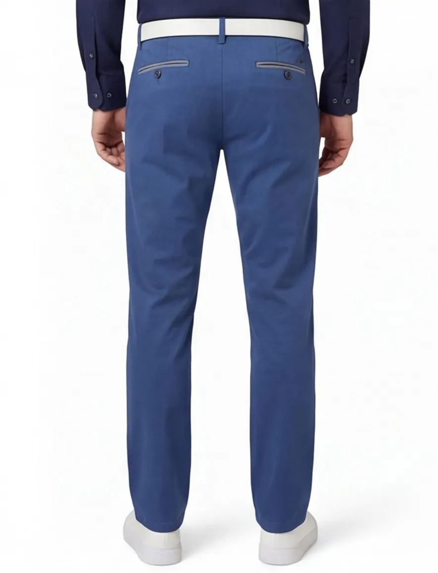Meyer Pantalon chino blauw