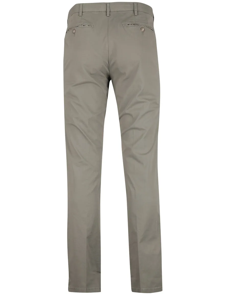 Groene pantalon flatfront Meyer Bonn normale fit