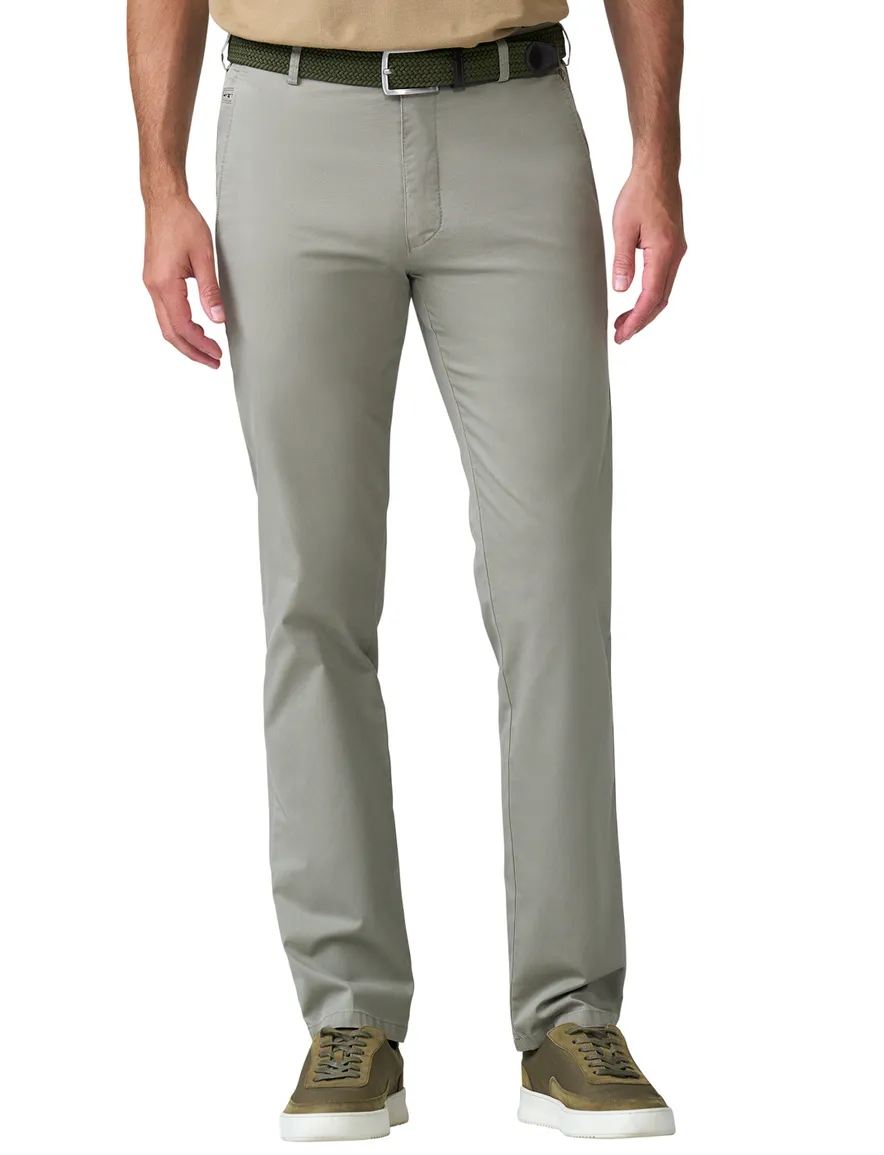 Groene pantalon flatfront Meyer Bonn normale fit