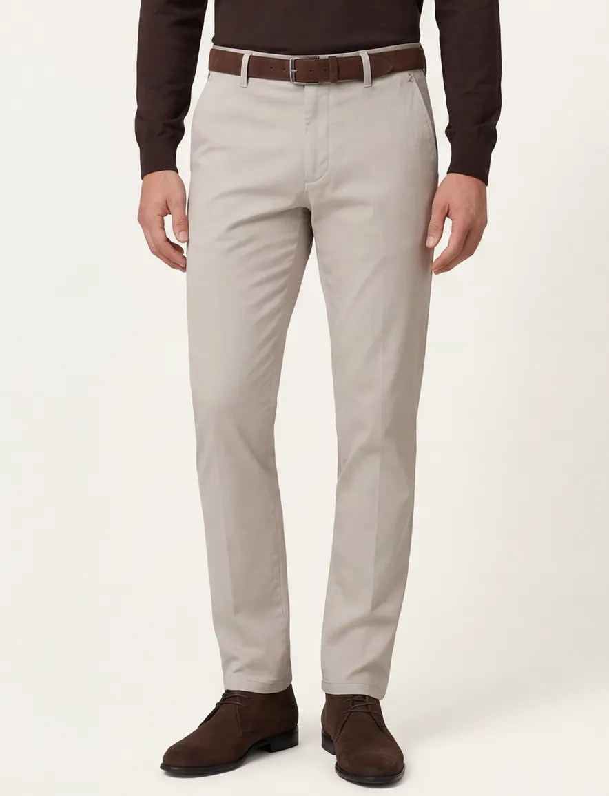 Meyer pantalon chino beige Bonn