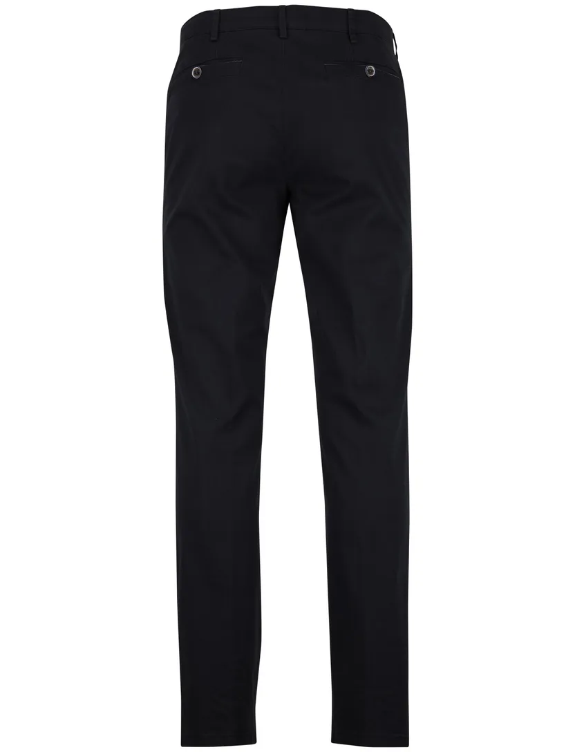 Pantalon flatfront Meyer navy normale fit