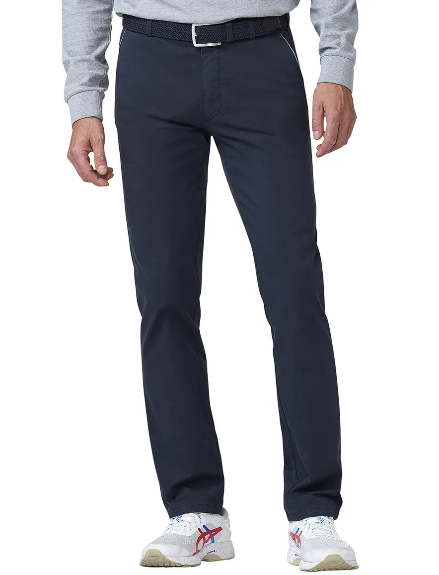 Meyer Pantalon chino donkerblauw