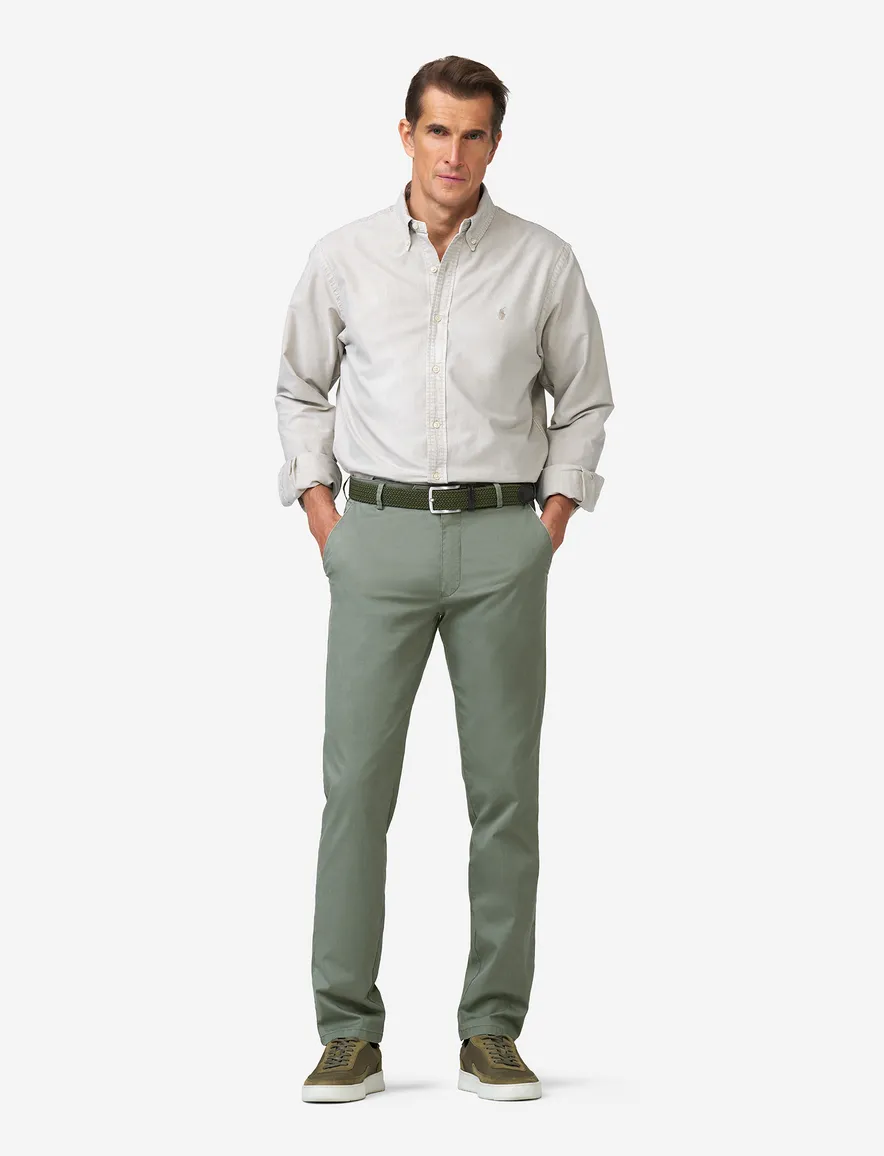 Meyer Pantalon chino groen