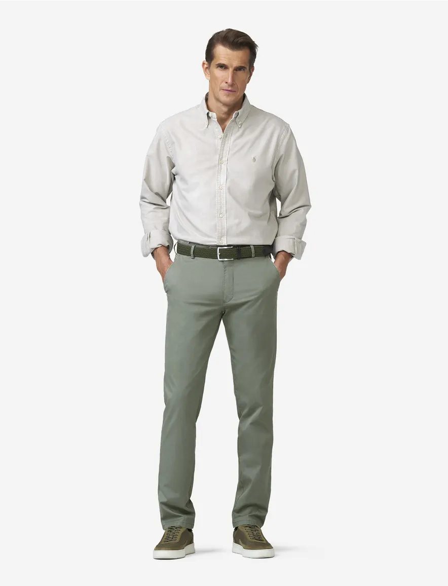 Meyer Pantalon chino groen