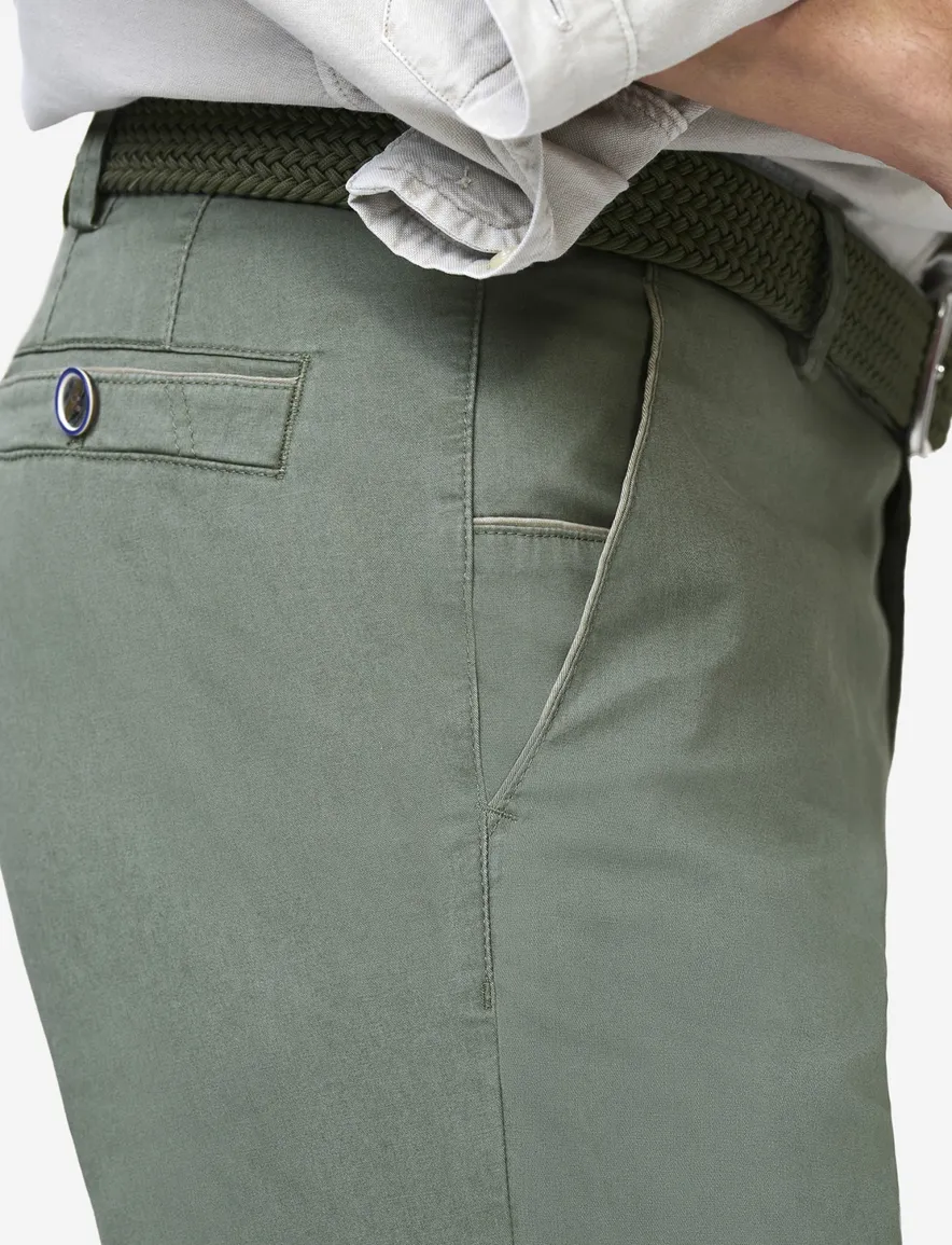 Meyer Pantalon chino groen